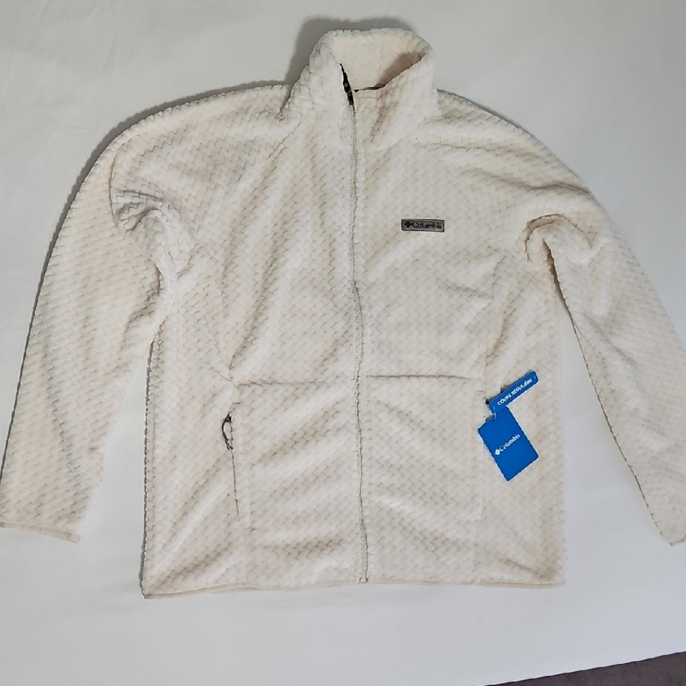 Columbia Women's Cream Zip Up Sweater